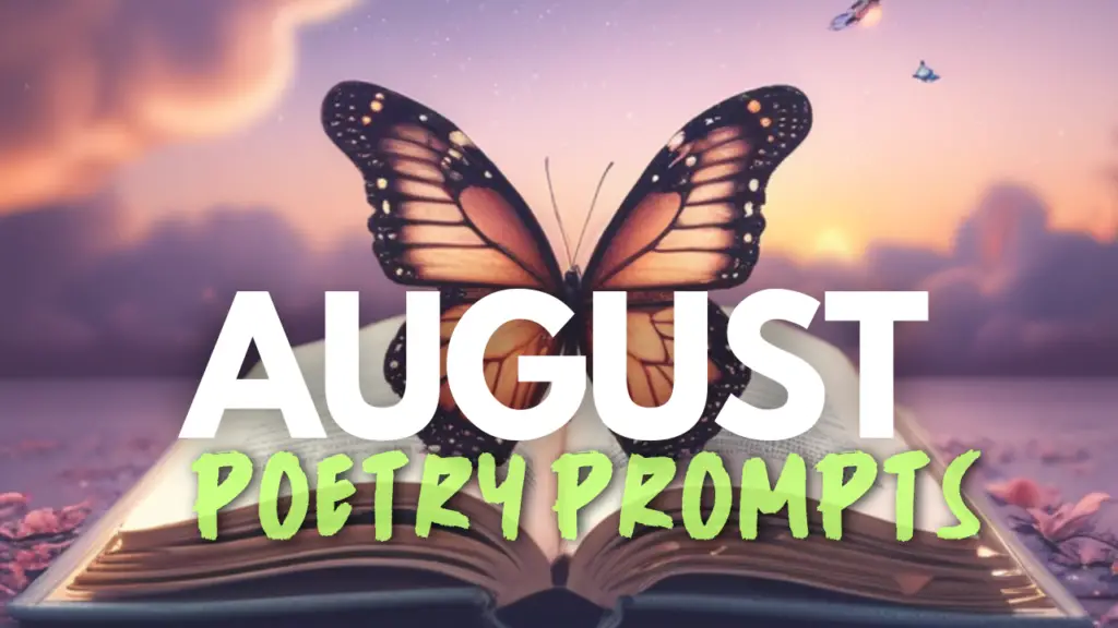 August Poetry Prompts Blogpost Banner