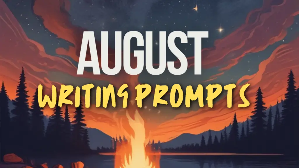 August Writing Prompts Blogpost Banner