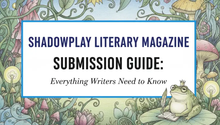 Cover Shadowplay Literary Magazine Submission Guide